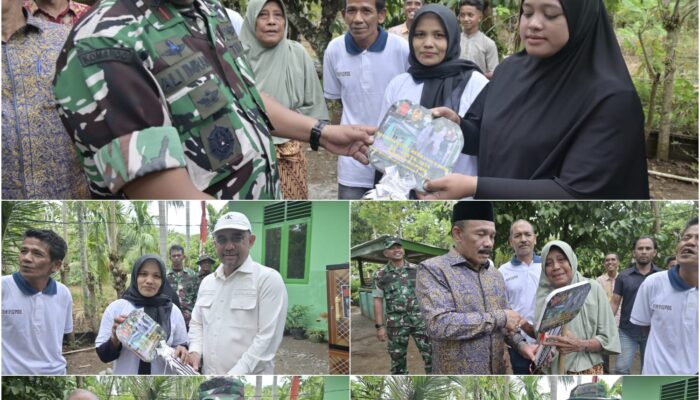 Lima Rumah Layak Huni Diserahkan Kunci, TMMD ke-129 Wujudkan Harapan Warga Pidie