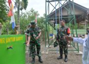 Danrem 011/Lilawangsa Tinjau Sumur Bor, MCK dan Tempat Wudu Hasil TMMD ke-129