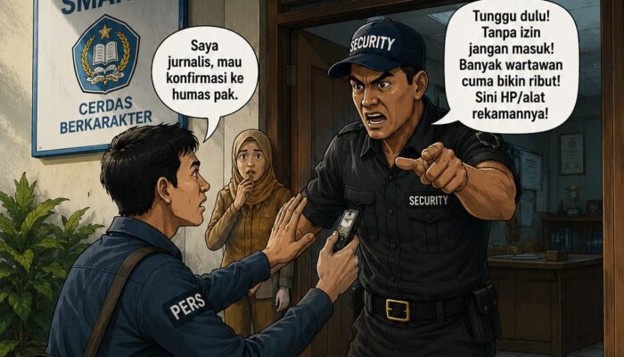 Wartawan Diduga Alami Intimidasi oleh Oknum Security Saat Kunjungi SMAN 2 Jember, Pegang Pundak dan Leher hingga Ajak Bentrok