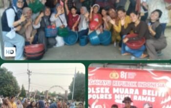 Semarak HUT RI ke-81, Kapolsek Muara Beliti Ajak Warga Bersatu Lewat Lomba Kebersamaan di Mapolsek