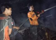 Tak Mengenal Lela Perjuangan, BPBD Musi Rawas Padamkan Karhutla di Dua Lokasi Sekaligus
