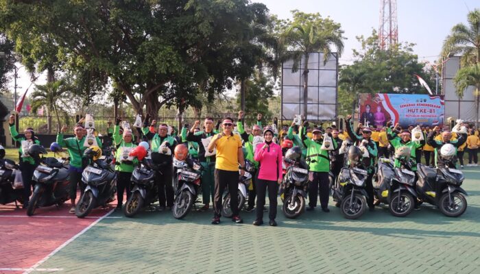 Sambut Semarak HUT RI ke-81, Polres Magetan Gelar Bansos dan Gerakan Pangan Murah