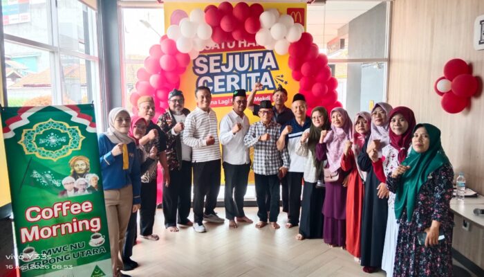 Rayakan 2 Tahun Coffee Morning, Ketua Tanfidziyah MWC NU Serpong Utara: Semoga Tetap Istiqomah dalam Kebaikan