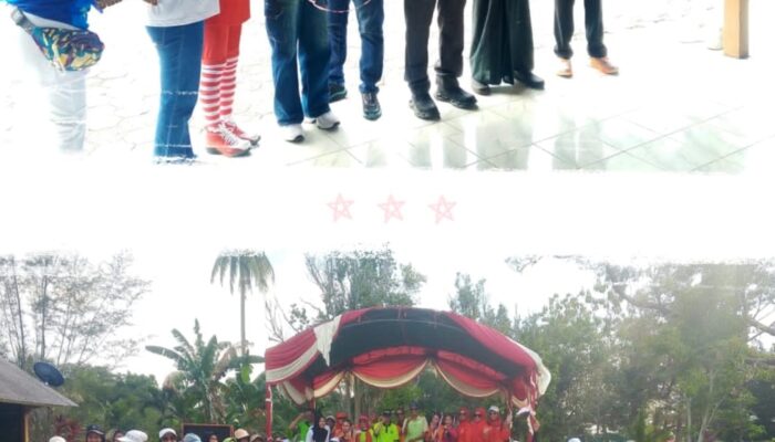 Wujudkan Masyarakat Sehat, Sanggar Senam Partican Resmi Dibuka oleh Camat Parit Tiga