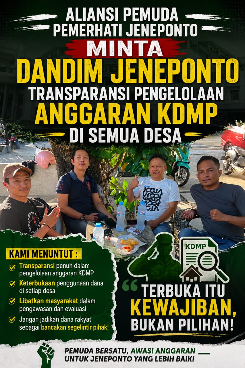 Ilustrasi pembangunan Koperasi Desa Merah Putih di Jeneponto yang disorot aliansi pemuda.