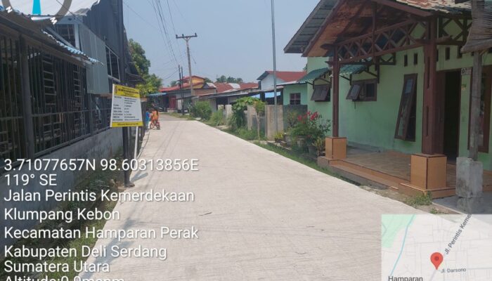 Kontrak Perbaikan Jalan Darsono Hamparan Perak Masih Berjalan, Tak Benar Mangkrak