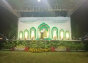 Sekda Madiun Sigit Budiarto Bersama Ribuan Jemaah, Maulid Nabi dan HUT RI ke-81 Menggema di Reksogati