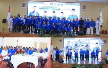 Pengurus DPD BMI DKI Jakarta bersama ketua lima DPC usai prosesi pelantikan di Hotel Naraya, Jakarta.