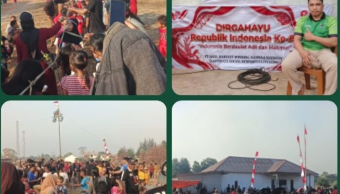 Semarak HUT ke-81 RI, Warga Dusun Sungai Tengar Gelar Beragam Perlombaan