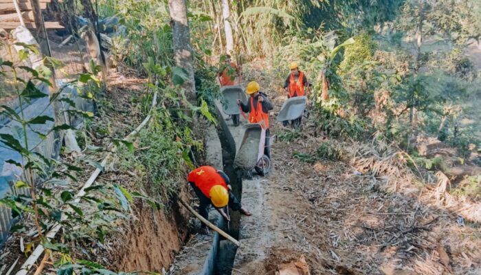 Dapatkan Bantuan HIPPA, Desa Tambang Benahi Irigasi Persawahan Atasi Solusi Pengairan