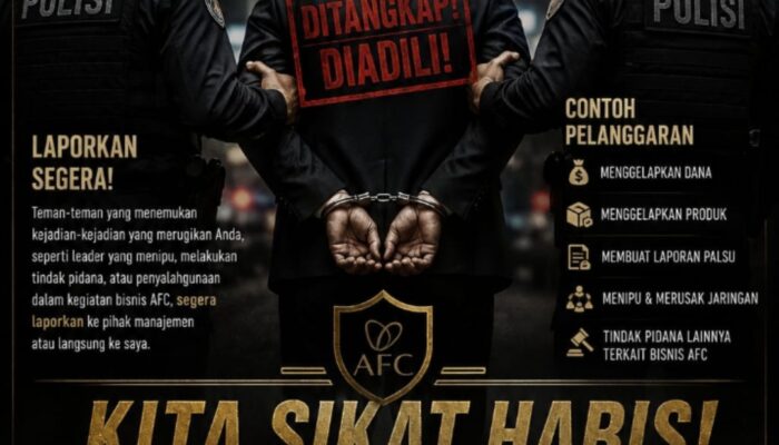 Diduga Rugikan Mitra hingga Ratusan Juta, Oknum Leader AFC Berinisial E Sulastri Disebut Masih Dalam Penyelidikan