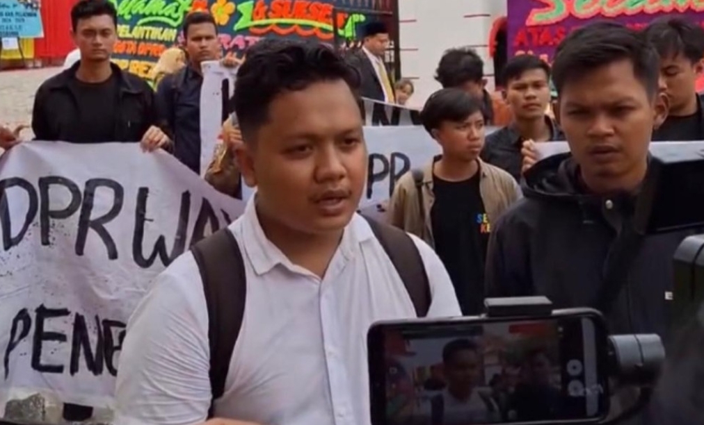 Kondisi SPBU Lubuk Terap di Pelalawan yang terbakar akibat insiden mobil membawa jeriken BBM.
