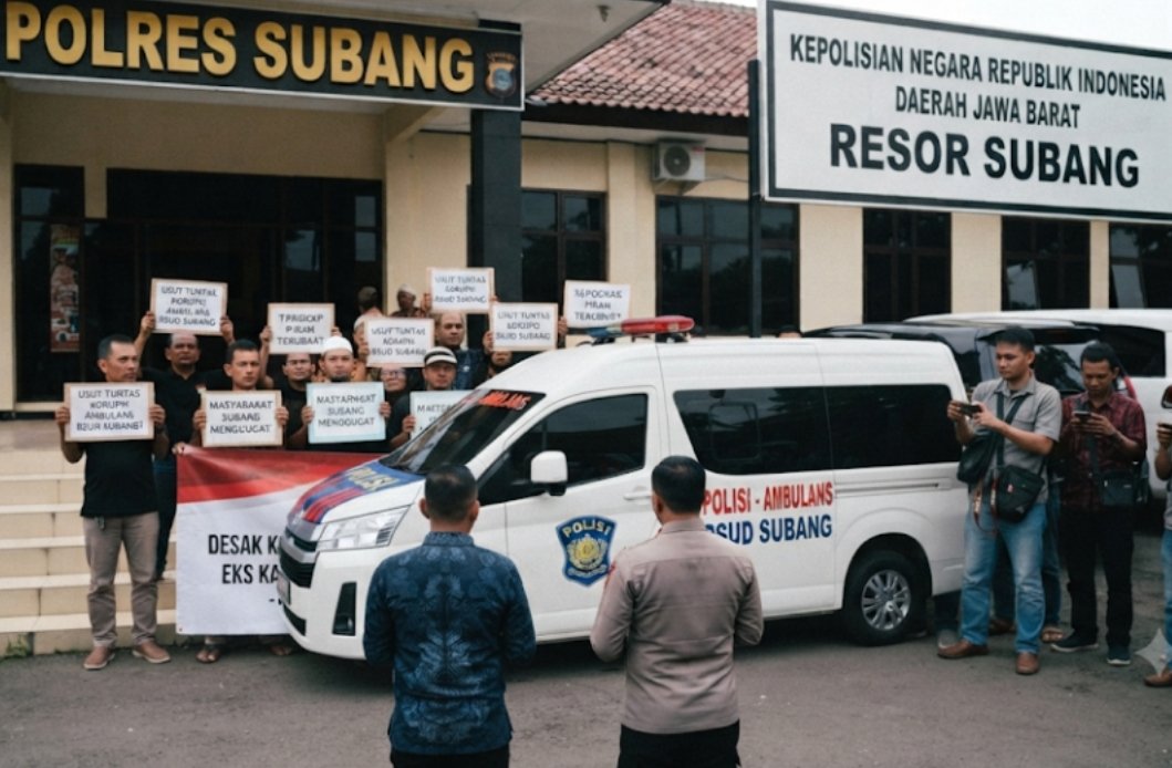 Praktisi hukum Endriyana, S.H., saat menyampaikan desakan penanganan kasus korupsi ambulans di Subang.