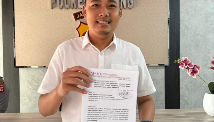 Kasus Korupsi Ambulans RSUD Subang Kembali Disorot, LP3HI Datangi Polres dan Desak SP2HP: Ada Tersangka Baru?