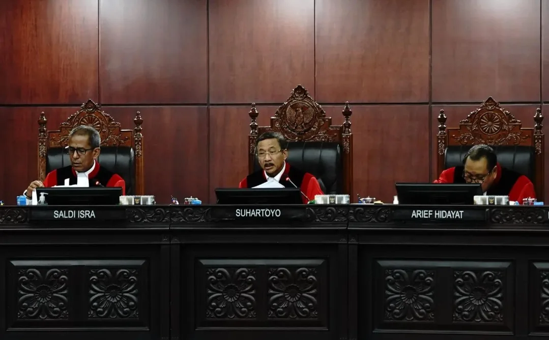 Gedung Mahkamah Konstitusi Republik Indonesia di Jakarta Pusat.