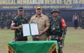 Seluruh Target Rampung 100 Persen, Program TMMD Ke-129 Kodim 0208/Asahan Resmi Ditutup di Batu Bara