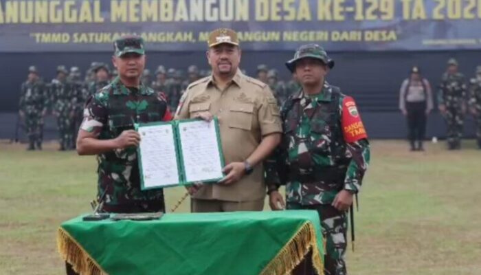 Seluruh Target Rampung 100 Persen, Program TMMD Ke-129 Kodim 0208/Asahan Resmi Ditutup di Batu Bara