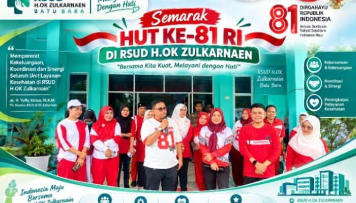 Semarak HUT Ke-81 RI di RSUD H.OK. Zulkarnain Batu Bara: Sejenak Lepas Penat, Perkuat Sinergi dan Kebersamaan Pelayanan