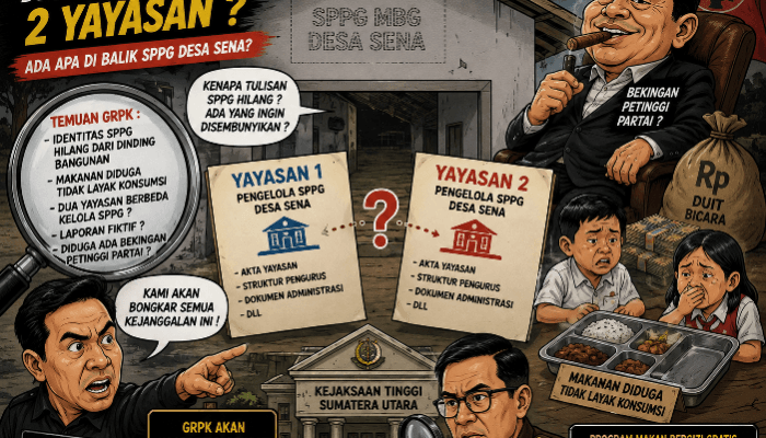 Diduga SPPG Desa Sena Miliki Dua Yayasan, GRPK Siapkan Koordinasi dengan Kejatisu