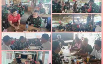 Ngopi Bersama Tokoh Masyarakat Pangkalan Kuras, Brigjen TNI Dedy Zulkifli Tekankan Pencegahan Karhutla Sejak Dini