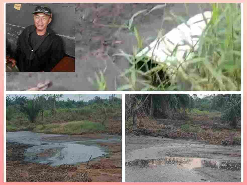 Perwakilan warga dan aktivis AJPLH saat membahas dugaan pencemaran limbah di Pelalawan, Riau.