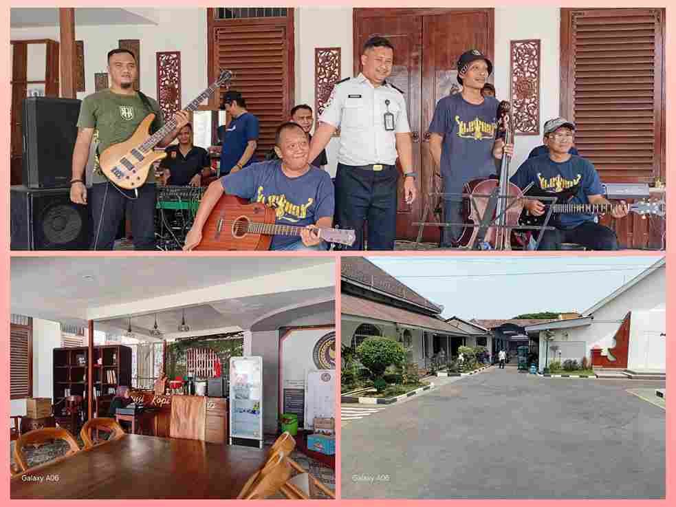 Warga binaan di Lapas I Kota Madiun mengikuti kegiatan pelatihan keterampilan kerja.