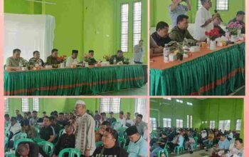 Pertemuan Forum Masyarakat Tuntut Kemitraan (FMTK) bersama warga di GOR Bandar Petalangan, Pelalawan.