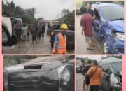 Kecelakaan Kembali Terjadi di Tanjakan Palas – Pelalawan, 5 Kendaraan Terlibat Tabrakan Beruntun dan Truk Diduga Rem Blong