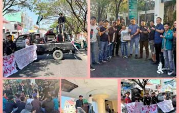 Rp1,03 Miliar Dipertanyakan di Jeneponto, Aliansi Amarah Turatea Kembali Desak Dugaan Mamin DPRD Ditindaklanjuti Suasana Kantor Kejaksaan Negeri Jeneponto saat didemo aliansi masyarakat terkait anggaran mamin.