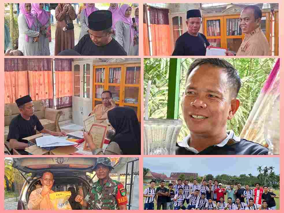 Zulkifli A, tokoh masyarakat dan Ketua LKMD Desa Tambun, Pelalawan.