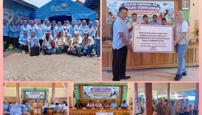 PLN Peduli Salurkan Peralatan Destana ke Sumbersawit Magetan, Perempuan Dilatih Hadapi Bencana