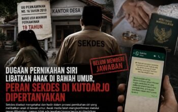 Dugaan Pernikahan Siri Libatkan Anak di Bawah Umur, Peran Sekdes Kutoarjo Dipertanyakan