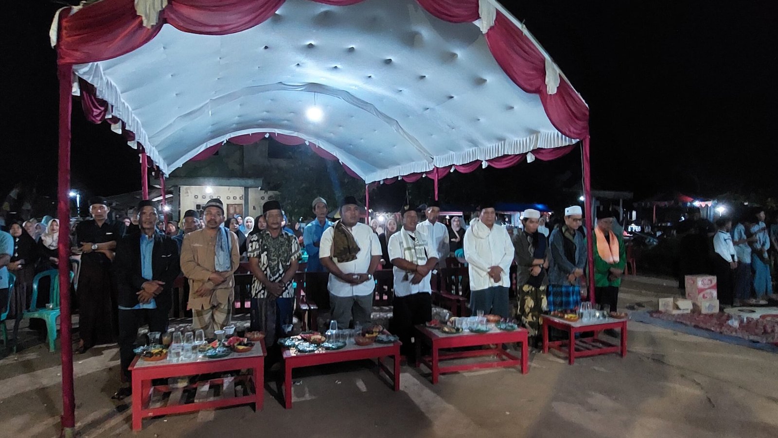 Suasana khidmat Peringatan Maulid Nabi Muhammad SAW di Kampung Sukamantri, Dusun Kadawung 2.
