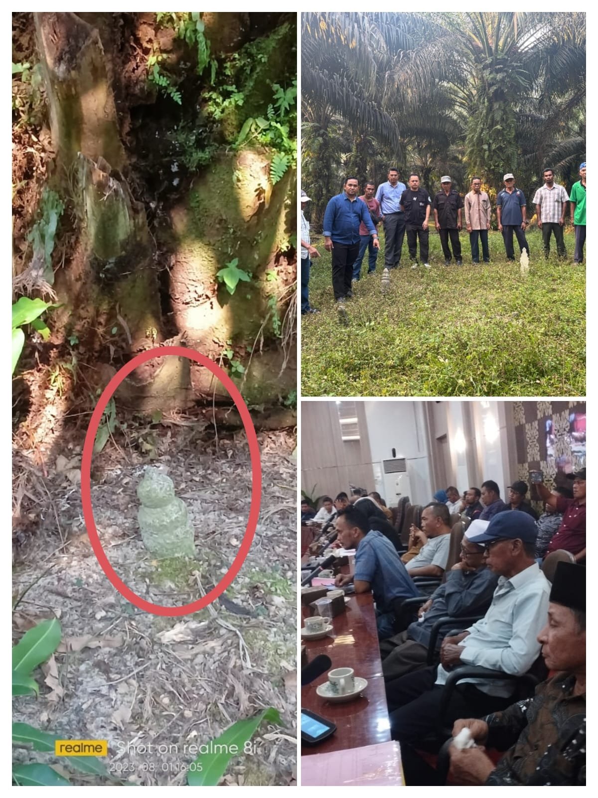 Bentangan kebun kelapa sawit di wilayah Kabupaten Siak, Riau.