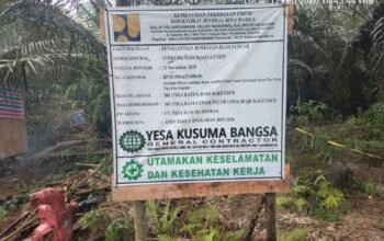 Proyek Jembatan Riam Pangar Rp10,99 Miliar Disorot, Legalitas Tanah Uruk Dipertanyakan