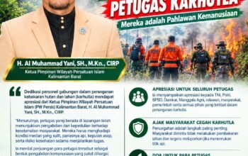 Rela Tidur di Hutan, Ketua PW Persis Kalbar Apresiasi Perjuangan Petugas Karhutla