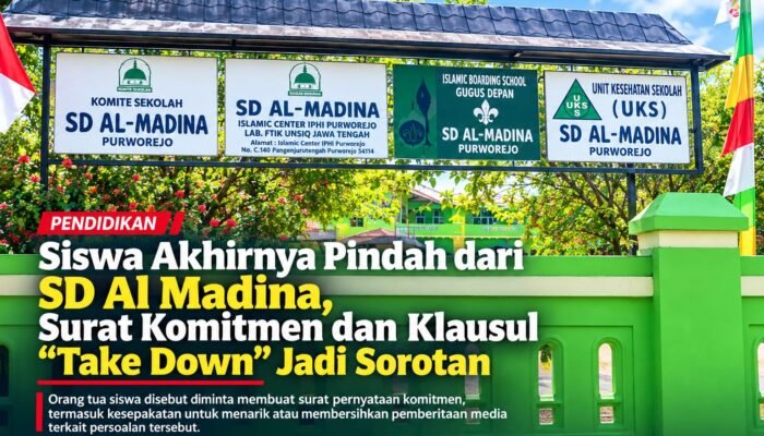 Siswa Pindah Sekolah, Mengapa Ada Klausul “Take Down” Pemberitaan dalam Surat Komitmen?