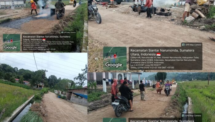 Uang Rakyat Rp149,7 Juta, Proyek Jalan Lumban Tala-Lumban Pittor Disorot: Papan Informasi Dicabut Sebelum Kontrak Berakhir