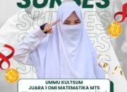 Siswi Kelas 7 MTs Al Ittihad Raih Juara 1 OMI Matematika Kabupaten 2026, Siap Melaju ke Tingkat Provinsi
