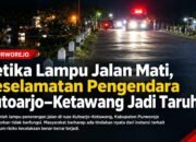 Ketika Lampu Jalan Mati, Keselamatan Pengendara Kutoarjo–Ketawang Jadi Taruhan