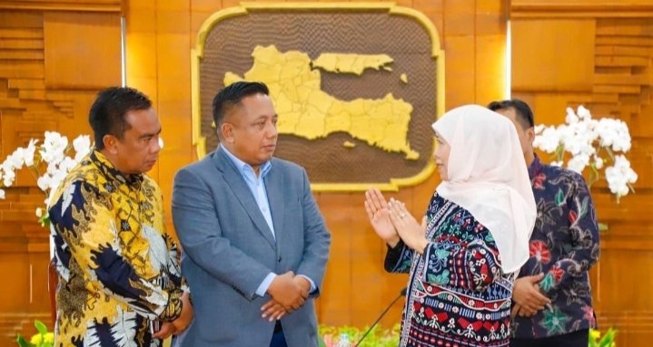 Ilustrasi peta perencanaan kawasan industri di Kabupaten Bangkalan, Jawa Timur.