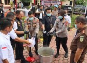 Polres Langkat Musnahkan Barang Bukti Narkotika Sabu, Pil Extasi dan Ganja