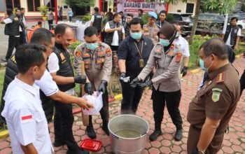Polres Langkat Musnahkan Barang Bukti Narkotika Sabu, Pil Extasi dan Ganja IMG-20260924-WA0030