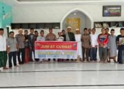 Polsek Pangkalan susu Gelar “Jumat Curhat” di Mesjid At-Taqwa, Sosialisasikan Kamtibmas dan Pemberantasan Narkoba