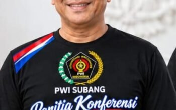 persiapan Konferensi PWI Kabupaten Subang periode 2026–2029 di Hotel Betha.
