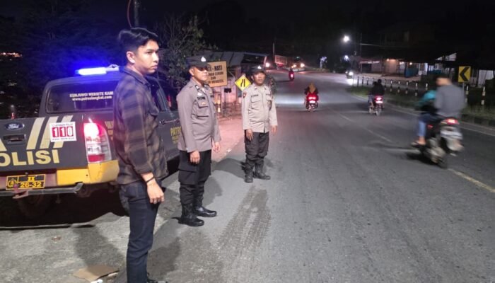 Cegah 3C dan Balap Liar, Polres Langkat Perkuat Patroli Malam