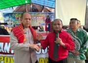 Polres Langkat Salurkan 100 Sak Material untuk Pembangunan Gereja GBKP Runggun Titi Besi