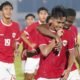 Selebrasi pemain Timnas Indonesia U-20 saat menghadapi Laos di Kualifikasi Piala Asia U-20 2027.