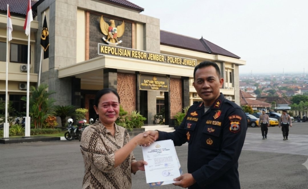 Dokumen SP2HP Polres Jember terkait kasus dugaan pemalsuan dokumen tanah.