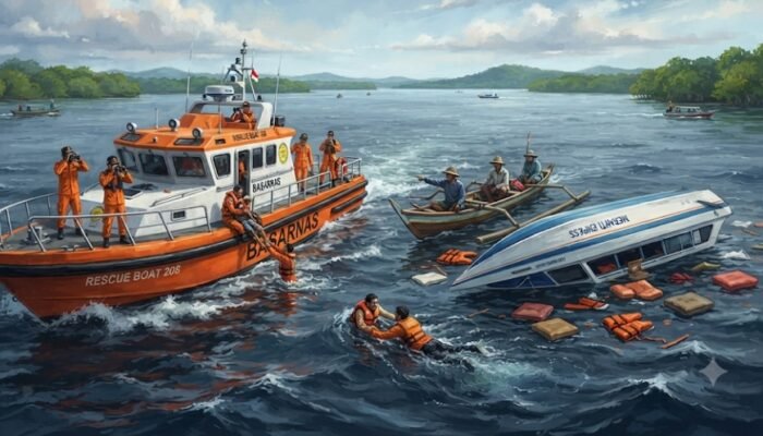 Duka di Laut Meranti: Kru Speedboat Ditemukan Meninggal, Ini Kronologi Tabrakannya